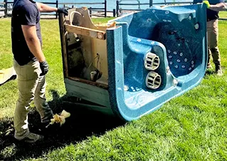 Hot Tub Removal Services Near Arvada, Colorado