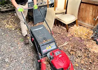 Lawnmower Property Cleanout Services in Arvada, Colorado